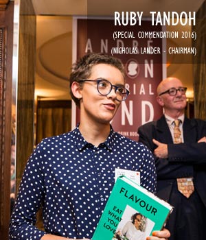 Ruby Tandoh, Special Commendation 2016