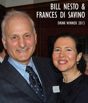 Bill Nesto and Frances Di Savino, Drink Winner 2013